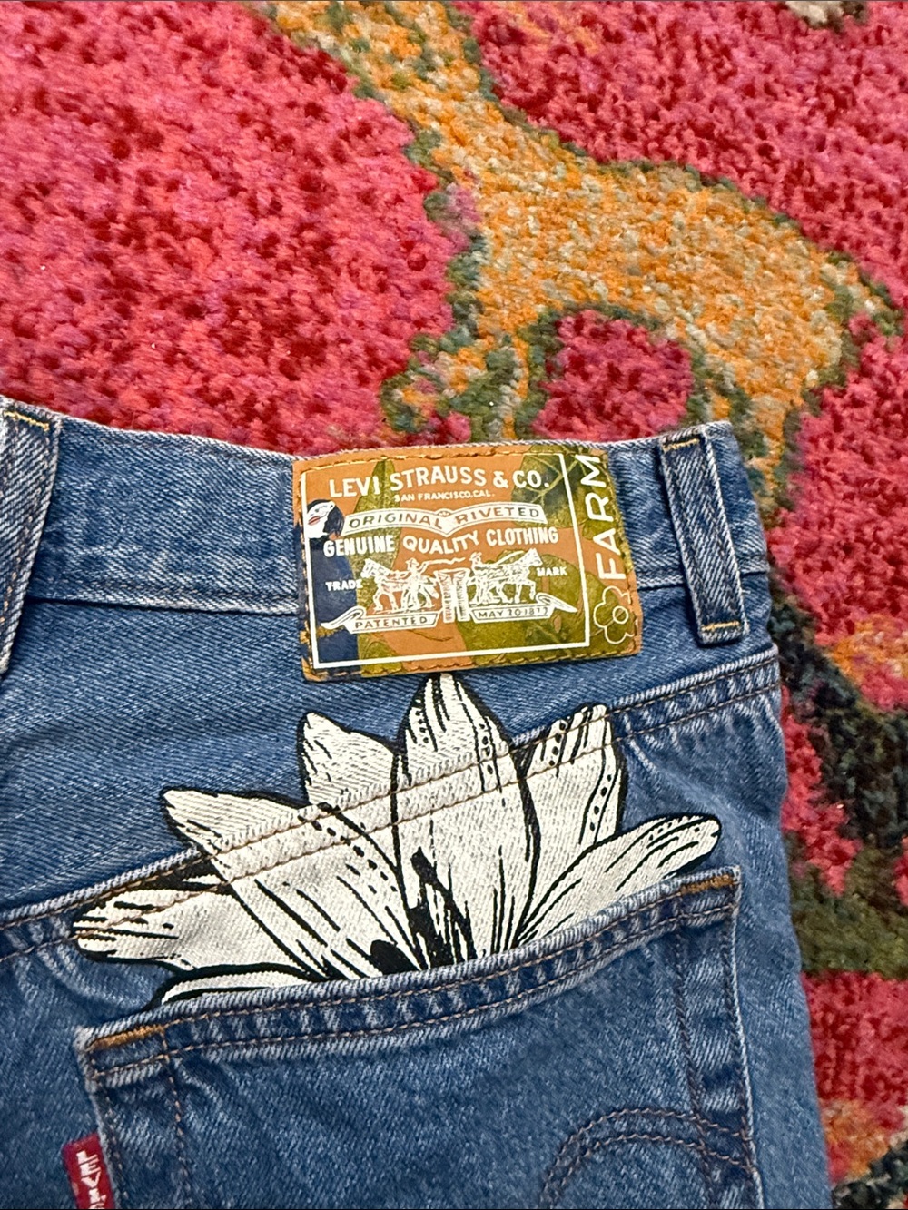 Farm Rio X Levi’s RARE FIND size 28 - Picture 5 of 7